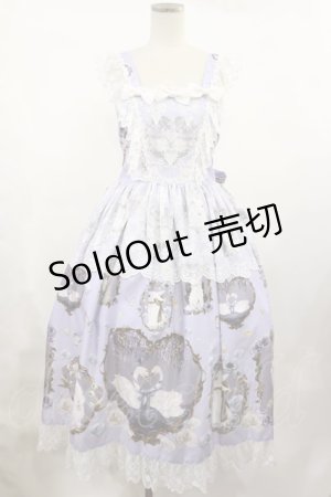 画像: Royal Princess Alice / 月夜に照らされて shironeコラボ エプロン風ジャンパースカート Free ラベンダー H-25-03-03-1002-LO-OP-NS-ZH