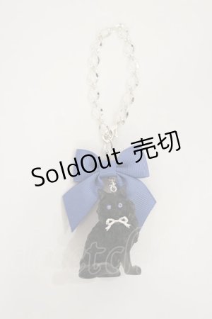 画像: axes femme POETIQUE / ガーデンキャットチャーム  ブラック H-25-03-03-1019-AX-ZA-NS-ZH