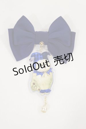 画像: Enchantlic Enchantilly / キャットジョーカーリボンブローチ  ブルー H-25-03-03-1020-LO-AC-NS-ZH