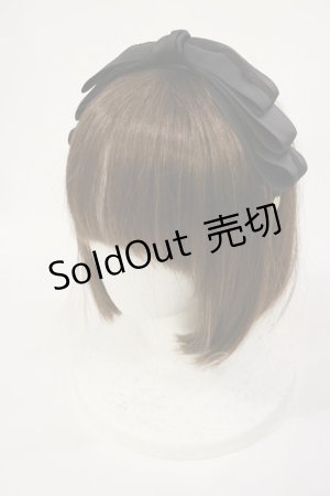 画像: m petit by misako / NINA'sコラボ AM*NIリボンカチューシャ  ブラック H-25-03-03-1028-LO-AC-NS-ZH