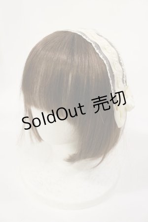 画像: m petit by misako / NINA'Sコラボヘッドドレス  アイボリー H-25-03-03-1033-LO-AC-NS-ZH