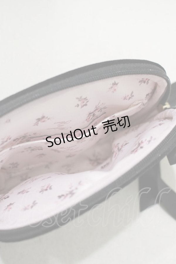 画像3: Maison de FLEUR / ベロアレースティッシュケース  ブラック H-25-03-03-059-LO-ZA-NS-ZH (3)