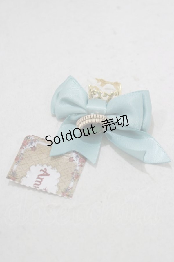 画像1: Amavel / Coffret a Bijou リボンリング  グリーン H-25-03-03-065-CA-AC-NS-ZH (1)