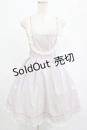 画像: Amavel / Antique doll レースフリルジャンパースカート Free ピンク H-25-03-03-009-CA-OP-NS-ZH
