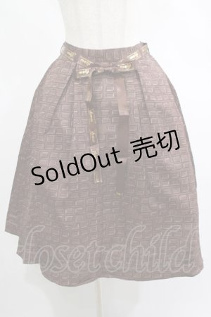 画像: axes femme POETIQUE / 明治 チョコレートスカート M ブラウン H-25-03-03-021-AX-SK-NS-ZH