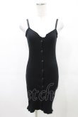 画像1: Katie / UNDER PRETTIES camisole one-piece FREE ブラック H-25-03-04-001-LO-OP-KB-ZH (1)