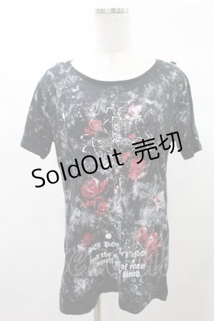 画像: SEX POT ReVeNGe / プリントTシャツ  黒 H-25-03-04-030-SP-TO-KB-ZT