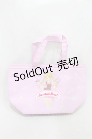 画像: Q-pot. / アイスクリームーン保冷バッグ  ピンク H-25-03-04-043-QP-BG-KB-ZH