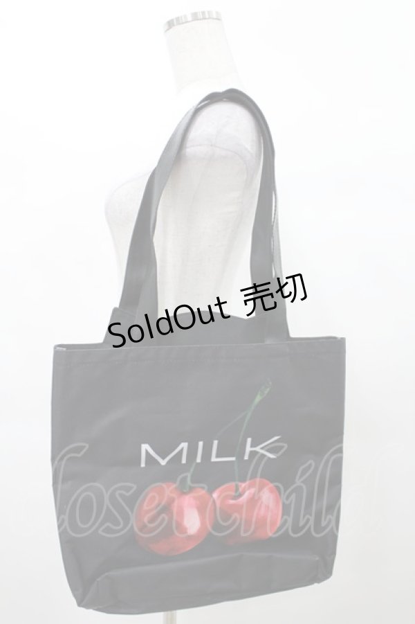 画像2: MILK / CHERRY CAT BAG  ブラック H-25-03-04-045-ML-BG-KB-ZH (2)