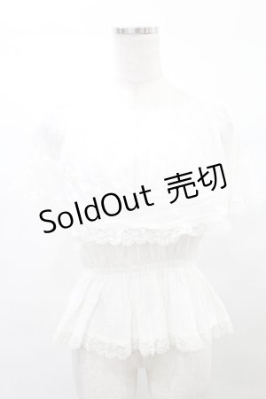 画像: Katie / ASHBURYレーシィブラウス FREE オフ H-25-03-04-012-LO-TO-KB-ZH