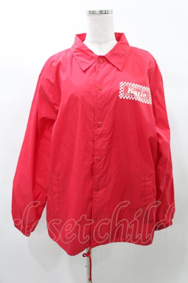 画像1: Katie / SOUVENIR BEAR coach jacket L レッド H-25-03-04-013-LO-JA-KB-ZH (1)