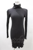 画像1: Katie / UNDER PRETTIES bottle neck one-piece FREE ダークグレー H-25-03-04-002-LO-OP-KB-ZH (1)