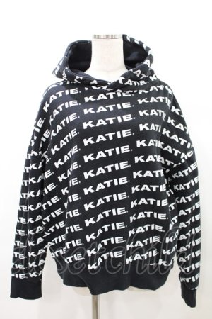 画像: Katie / KATIE LOGO FAB BIG HOODIE FREE ブラック H-25-03-04-015-LO-TO-KB-ZH
