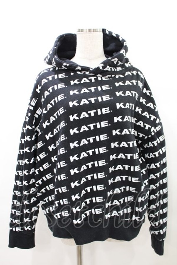 画像1: Katie / KATIE LOGO FAB BIG HOODIE FREE ブラック H-25-03-04-015-LO-TO-KB-ZH (1)