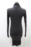 画像2: Katie / UNDER PRETTIES bottle neck one-piece FREE ダークグレー H-25-03-04-002-LO-OP-KB-ZH (2)