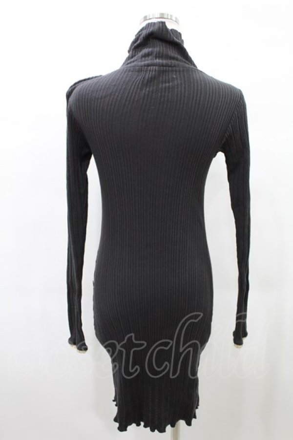 画像2: Katie / UNDER PRETTIES bottle neck one-piece FREE ダークグレー H-25-03-04-002-LO-OP-KB-ZH (2)