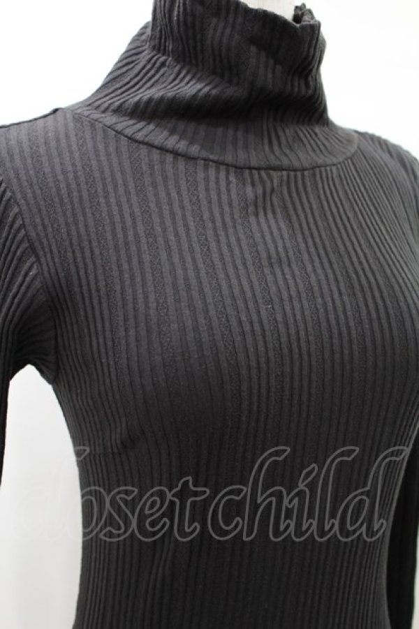 画像3: Katie / UNDER PRETTIES bottle neck one-piece FREE ダークグレー H-25-03-04-002-LO-OP-KB-ZH (3)