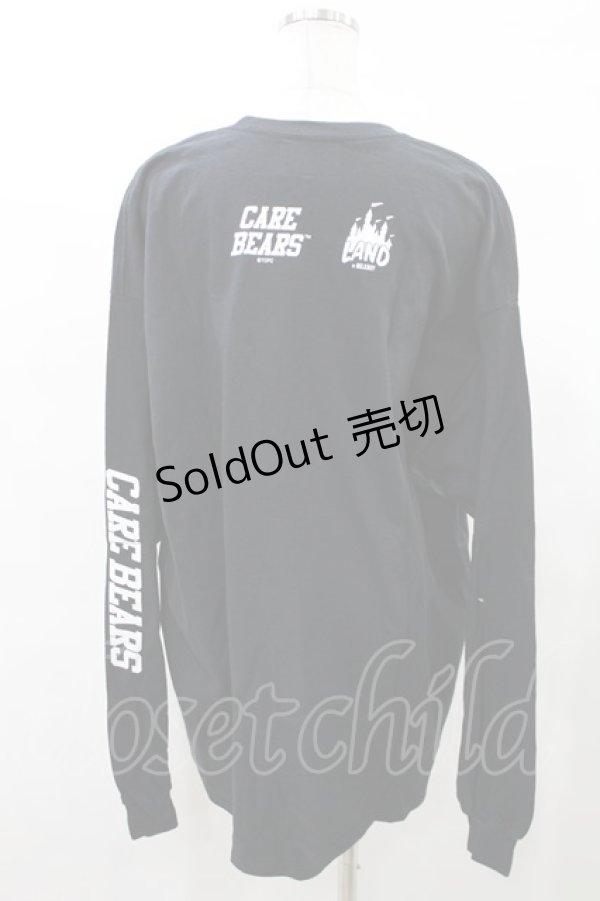 画像2: LAND by MILKBOY /ULL CLOUD L.S. TEE XXL ブラック×モノトーン H-25-03-04-023-MB-TO-KB-ZH (2)