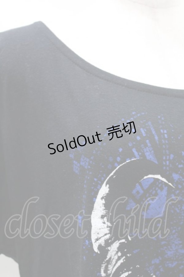 画像3: SEX POT ReVeNGe / プリントドルマンロングTシャツ  黒 H-25-03-04-026-SP-TO-KB-ZT438 (3)