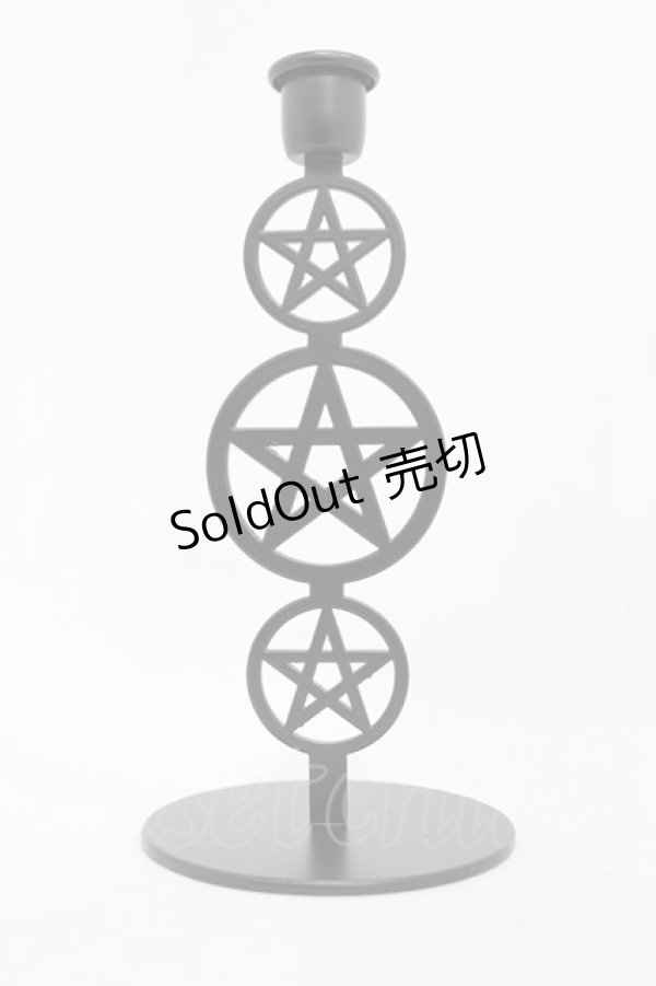 画像1: KILL STAR / Pentagram Candlestick   H-25-03-05-001-SL-ZA-KB-ZH (1)