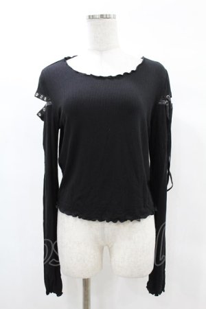 画像: KILL STAR / Shailagh Long Sleeve Top L 黒 H-25-03-05-050-SL-TO-KB-ZH