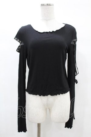 画像: KILL STAR / Shailagh Long Sleeve Top M 黒 H-25-03-05-052-SL-TO-KB-ZH