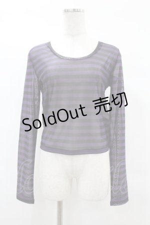 画像: KILL STAR / Astraios Mesh Top S パープル H-25-03-05-054-SL-TO-KB-ZH