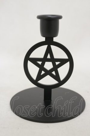 画像: KILL STAR / Pentagram Candlestick【SMALL】   H-25-03-05-1042-SL-ZA-KB-ZH