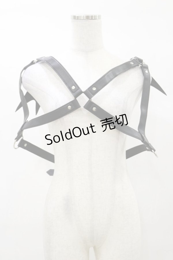 画像1: KILL STAR / Totally Bats Harness 3XL-4XL 黒 H-25-03-05-1050-SL-ZA-KB-ZI (1)