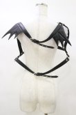 画像2: KILL STAR / Totally Bats Harness 3XL-4XL 黒 H-25-03-05-1050-SL-ZA-KB-ZI (2)