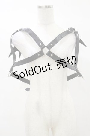 画像: KILL STAR / Totally Bats Harness 3XL-4XL 黒 H-25-03-05-1051-SL-ZA-KB-ZS