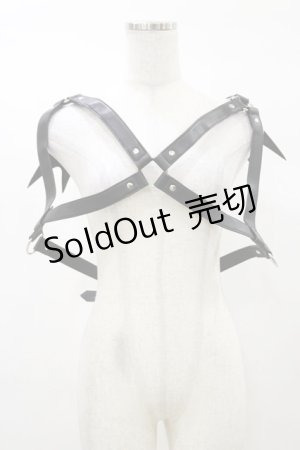 画像: KILL STAR / Totally Bats Harness 3XL-4XL 黒 H-25-03-05-1052-SL-ZA-KB-ZY