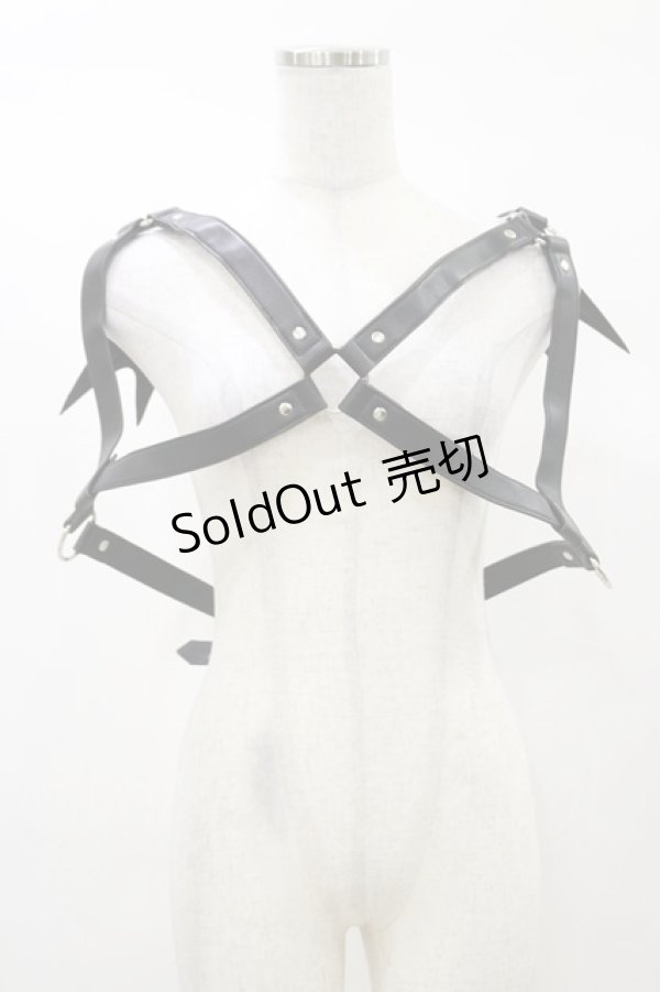 画像1: KILL STAR / Totally Bats Harness 3XL-4XL 黒 H-25-03-05-1052-SL-ZA-KB-ZY (1)