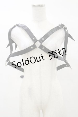 画像: KILL STAR / Totally Bats Harness 3XL-4XL 黒 H-25-03-05-1053-SL-ZA-KB-ZH