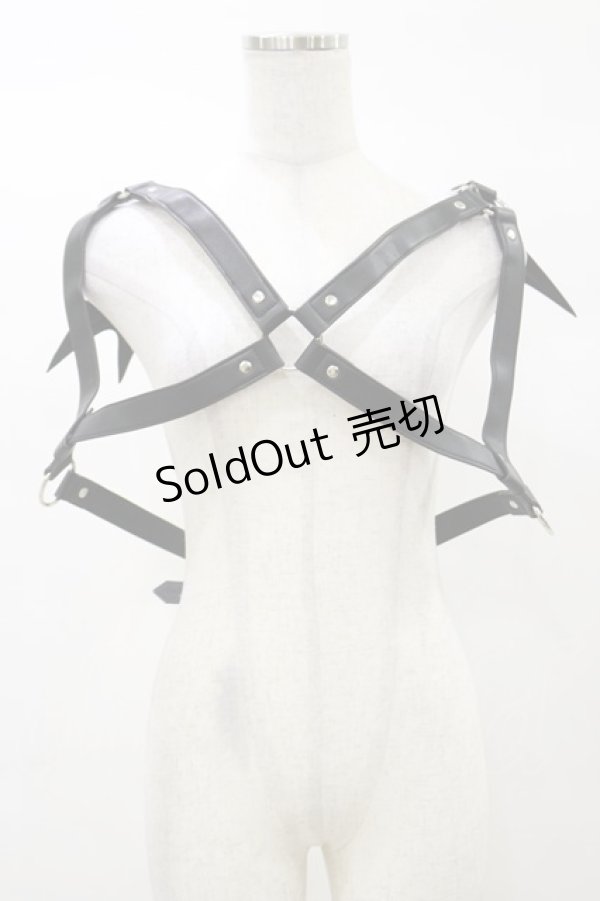 画像1: KILL STAR / Totally Bats Harness 3XL-4XL 黒 H-25-03-05-1053-SL-ZA-KB-ZH (1)