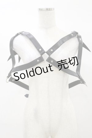 画像: KILL STAR / Totally Bats Harness 3XL-4XL 黒 H-25-03-05-1054-SL-ZA-KB-OS