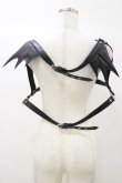 画像2: KILL STAR / Totally Bats Harness 3XL-4XL 黒 H-25-03-05-1055-SL-ZA-KB-ZI (2)