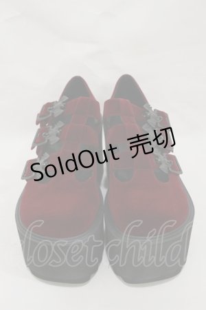 画像: KILL STAR / Scarlet Mary Janes UK5(約24.0cm) ボルドー H-25-03-05-1004-SL-SH-KB-ZH