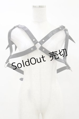 画像: KILL STAR / Totally Bats Harness 3XL-4XL 黒 H-25-03-05-1056-SL-ZA-KB-ZI