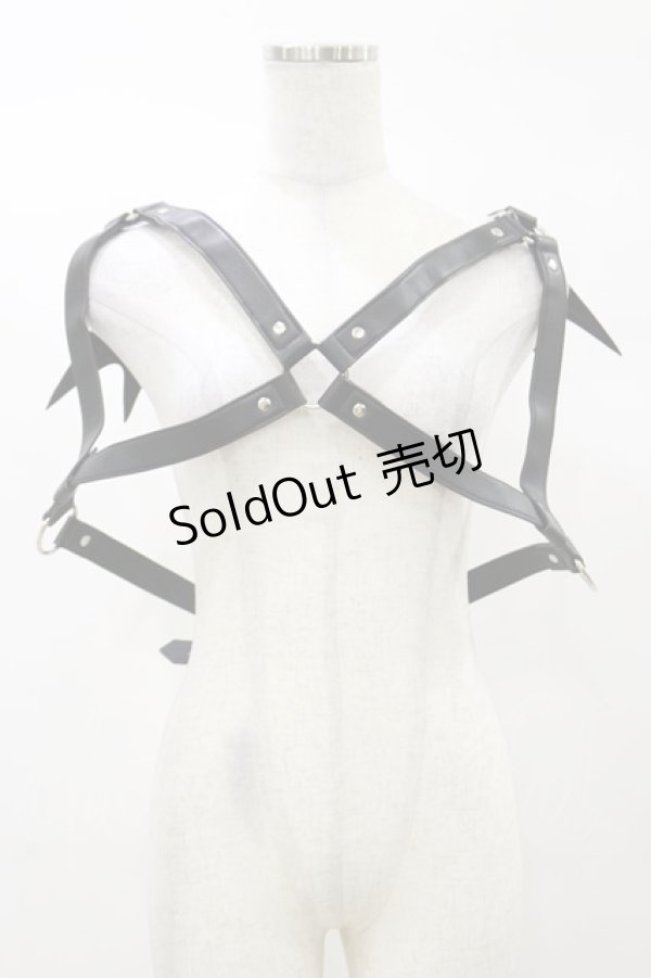 画像1: KILL STAR / Totally Bats Harness 3XL-4XL 黒 H-25-03-05-1056-SL-ZA-KB-ZI (1)