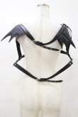 画像2: KILL STAR / Totally Bats Harness 3XL-4XL 黒 H-25-03-05-1056-SL-ZA-KB-ZI (2)