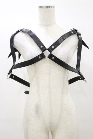画像: KILL STAR / Totally Bats Harness 3XL-4XL 黒 H-25-03-05-1057-SL-ZA-KB-OS