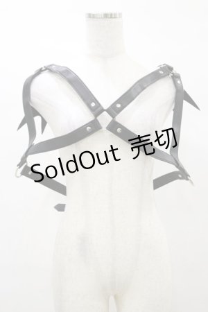 画像: KILL STAR / Totally Bats Harness 3XL-4XL 黒 H-25-03-05-1057-SL-ZA-KB-OS