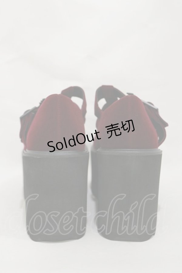 画像3: KILL STAR / Scarlet Mary Janes UK5(約24.0cm) ボルドー H-25-03-05-1004-SL-SH-KB-ZH (3)