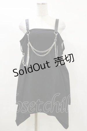 画像: KILL STAR / Pleasure & Chain Dress XS 黒 H-25-03-05-1070-SL-OP-KB-ZH
