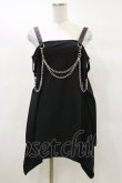 画像1: KILL STAR / Pleasure & Chain Dress XS 黒 H-25-03-05-1071-SL-OP-KB-ZH (1)