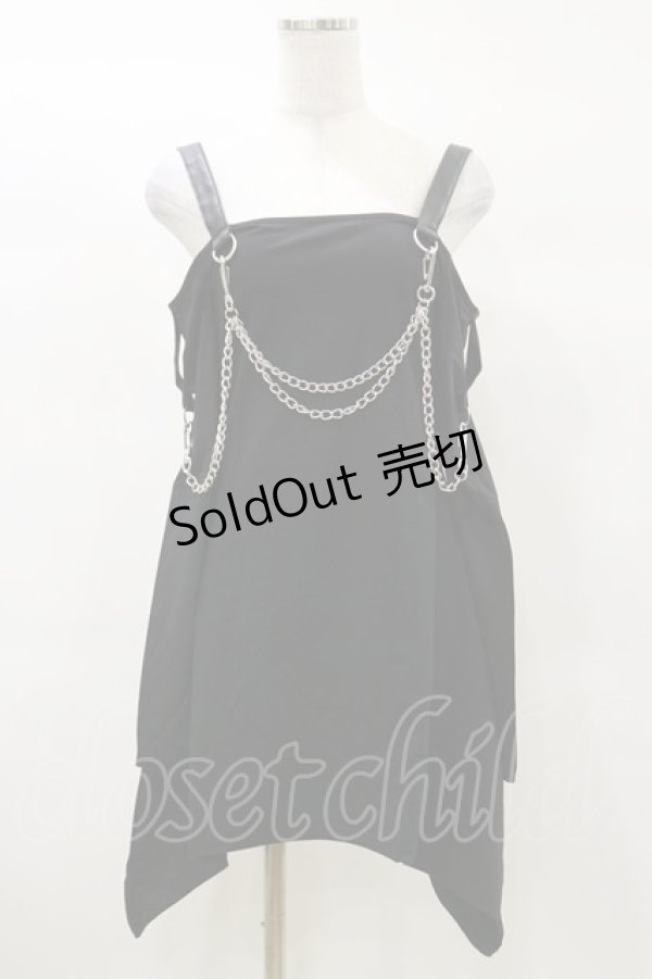 画像1: KILL STAR / Pleasure & Chain Dress XS 黒 H-25-03-05-1071-SL-OP-KB-ZH (1)
