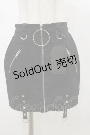 画像: KILL STAR / Ximena Mini Skirt XS 黒 H-25-03-05-1080-SL-SK-KB-ZH