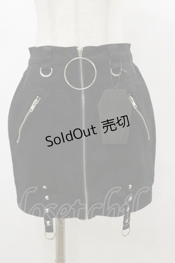 画像1: KILL STAR / Ximena Mini Skirt XS 黒 H-25-03-05-1080-SL-SK-KB-ZH (1)