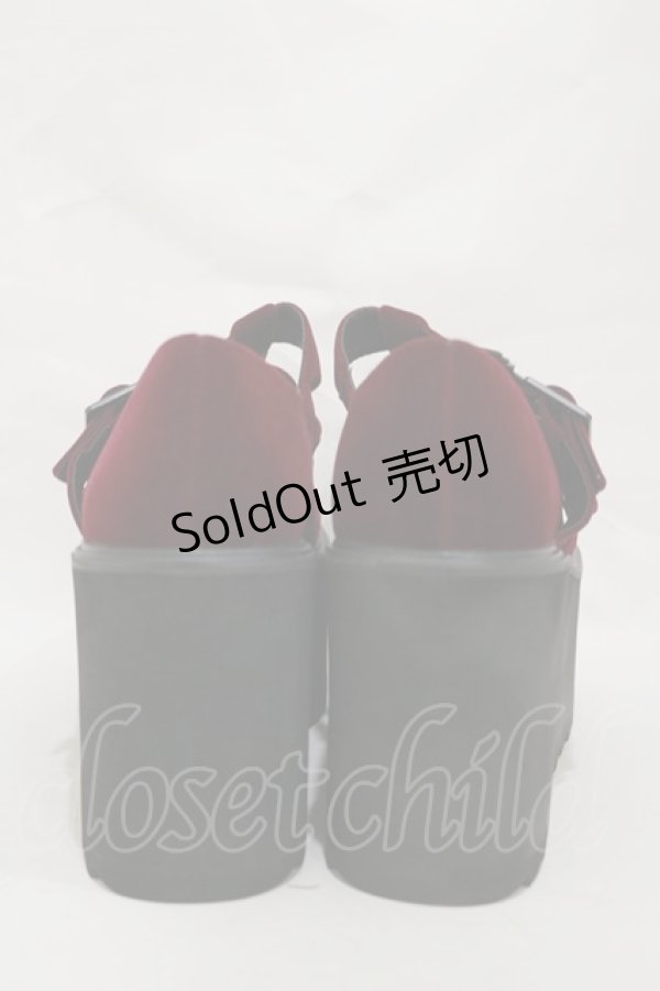 画像3: KILL STAR / Scarlet Mary Janes UK5(約24.0cm) ボルドー H-25-03-05-1005-SL-SH-KB-ZI (3)